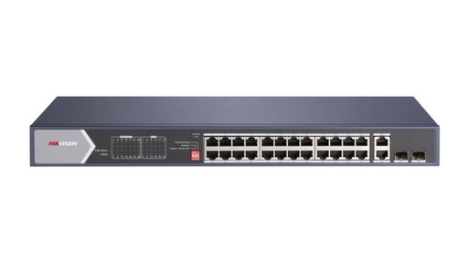 [HIK-T&D-63] DS-3E0528HP-E - Switch PoE Gigabit de 28 Puertos No gestionable