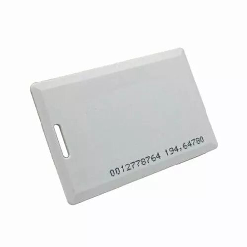 [BYSECUR-213] EN125Numerada - Tarjeta de proximidad  EM125khz numerada con ranura
