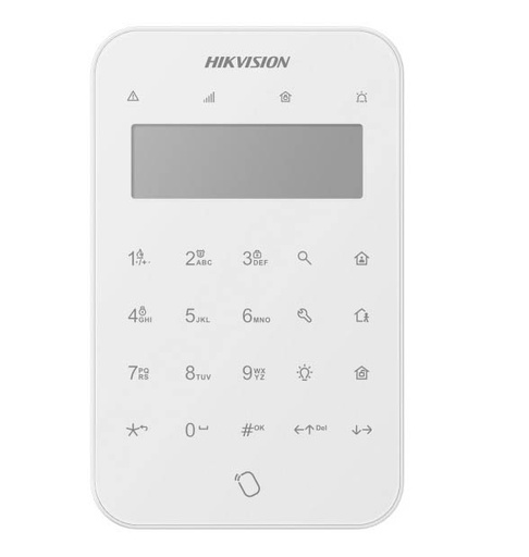 [HIK-ALARM-201] DS-PK501LTM-HWE - Teclado Cableado BUS para AX-Hybrid con Pantalla LCD