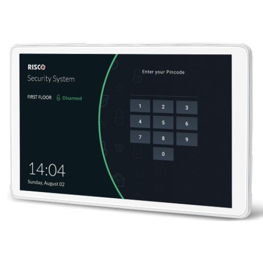 [RISCO-254] RP432KPTP00A - Teclado pantalla táctil 8" IPS Riscontrol para LightSYS+ con lector de proximidad