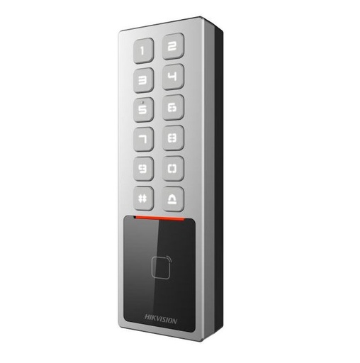 [HIK-ACC-125] DS-K1T805MBWX - Terminal de control de acceso Autónomo Tarjeta Mifare, PIN