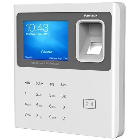 [ANVIZ-6] W1-PRO-WIFI - Terminal de Control de Presencia ANVIZ W1Pro  Biométrico, teclado , 125KHz