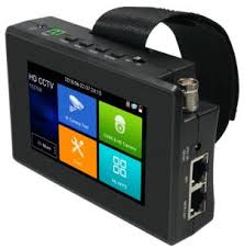 [BYSECUR-217] M-IPC-200B - Tester CCTV de 4" de muñeca para cámaras IP, HDTVI, HDCVI, AHD, CVBS. POE, WiFi