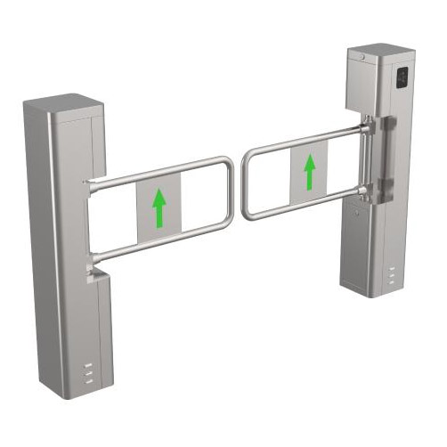 [HIK-ACC-120] DS-K3BC411X-R/M-Dp110 - Torno-Barrera Control acceso Oscilante derecho M Orificio instalación FRT Metacrilato 1100mm