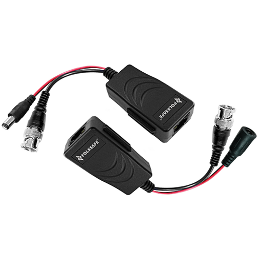 [FOLKSAFE-17] BSC01922 - Transceptor pasivo de vídeo (balun) y alimentación especial HD-TVI , AHD, CVI