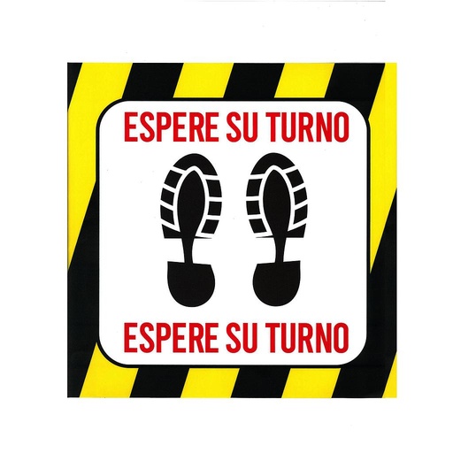 [BYSECUR-222] BSC20589 - Vinilo Cuadrado Espere su Turno