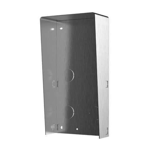 [HIK-INTERCOM-88] DS-KABD8003-RS2/S - Visera Protectora de lluvia para videoportero 2 módulos Acero inoxidable Superficie Hikvision