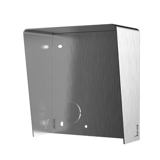 [HIK-INTERCOM-90] DS-KABD8003-RS1/S - Visera Protectora de lluvia para videoportero de 1 módulo Acero inoxidable Superficie Hikvision