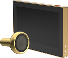 [EZVIZ-58] CS-HP2-R100-6E2WB-GD - Visor de puerta con mirilla Dorada sin cables WiFi