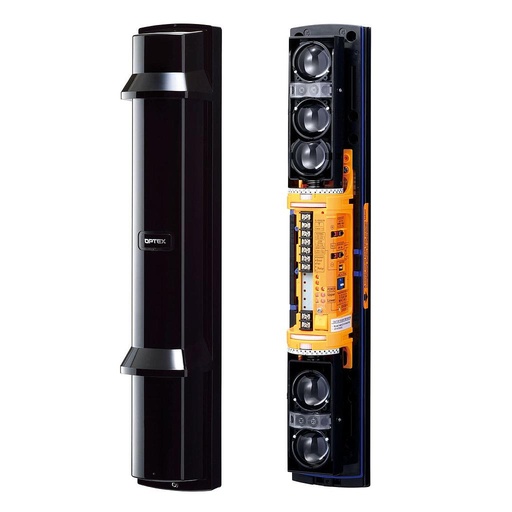 [OPTEX-1] SL-350QDM - Barrera de infrarrojos 4 haces Protección perimetral 100m Doble modulación, 4 frecuencias Antifog Optex SL-350QDM
