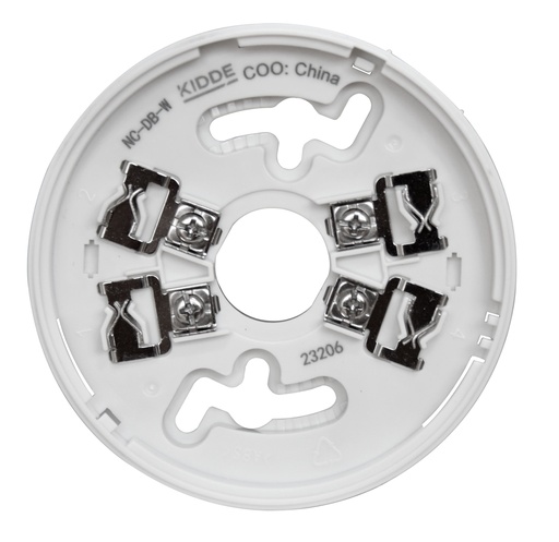 [KIDDE-567] NC-DB-W - Base de montaje estándar para detectores convencionales de la serie NC (blanco)