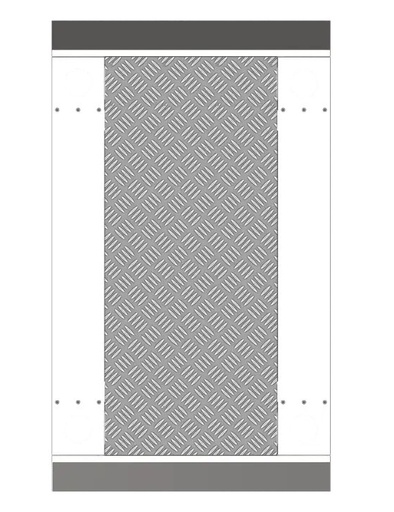 [HIK-ACC-12] DS-K3G501-BASE550-R - Base para tornos Aluminio 550mm Hikvision
