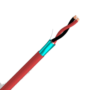 [BYSECUR-303] BSC15100CI - Bobina 100m Cable Incendio SOZ1-K (AS+) PH120 2x1,5mm² Cca 300/500V