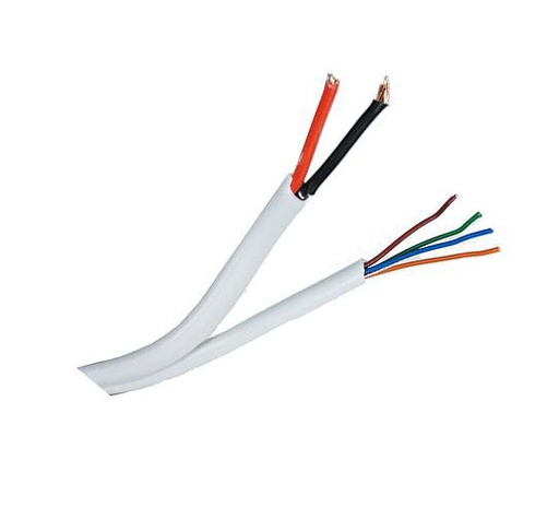 [BYSECUR-231] BSC27226 - Bobina 100 m de Cable de Alarma Siamés de  6 hilos ( 4 x 0, 22 + 2 x 0,75 )