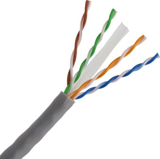 [BYSECUR-26] BSC01250 - Bobina en caja de 305m cable de UTP CAT6e rígido CCA