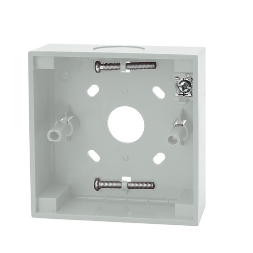[KIDDE-777] N-MC-BB-W - Caja trasera - Zócalo base para montaje de pulsador manual inteligente. Blanco