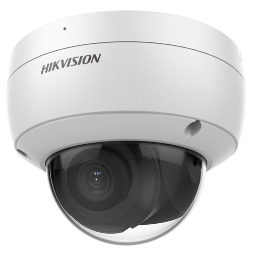 [HIK-PRO-778] DS-2CD2123G2-IU(2.8mm)(D) - Cámara Domo IP 2MP 2.8 mm IP67 IK10 WDR120 H.265+ IR30 MIC Acusense