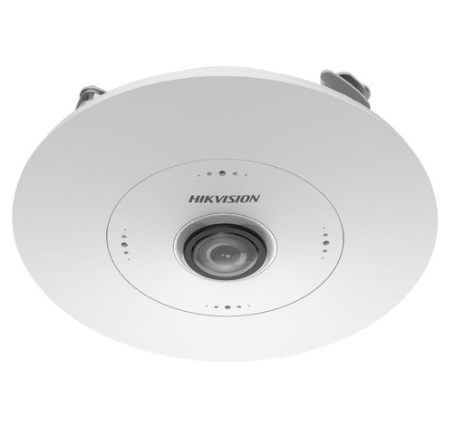 [HIK-SOL-979] DS-2CD6365G1-S/RC(1.16mm) - Cámara Fisheye IP 6MP DeepinView Panorámica 360º 1.16mm Conteo Mapa Calor Colas 4xMIC E/S Audio Alarma
