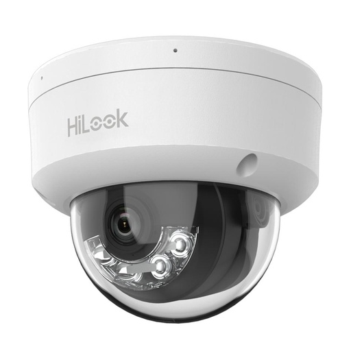 [HILOOK-13] IPC-D160HA-LU - Cámara IP Domo 6MP 2.8mm IP67 IK08 Smart Hybrid Light 30m MIC. Detección personas y vehículos Motion Detection 2.0