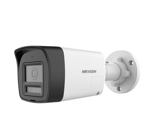 [HIK-VALUE-438] DS-2CE16K0T-LXTS(2.8mm) - Cámara Minibullet 4en1 2.8mm 3K Smart Light Hybrid Sirena y audio