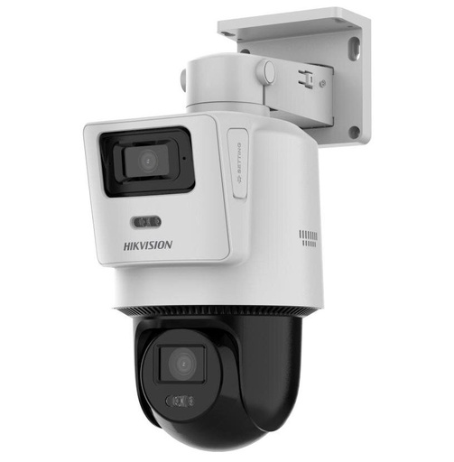 [HIK-VALUE-463] DS-2SE2C200MWG-E/12(2.8/8mm) - Cámara PT TandemVu IP 2MP + 2 MP PoE Smart Hybrid Light