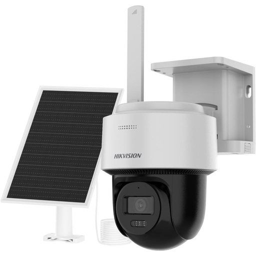 [HIK-VALUE-538] DS-2CFSP4/4G(2.8mm)/EU - Cámara solar 4G PT 4MP 24/7 Panel solar 8W. Batería 9000mAh