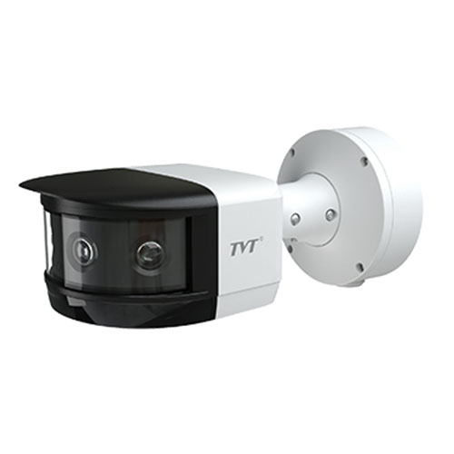 [TVT-87] TD-6424M3(D/PE/AR2) - Cámara tubular IP 8MP Starlight Panorámica 180° 3,3mm IR 20m IP67 1E/1S audio-alarma TVT