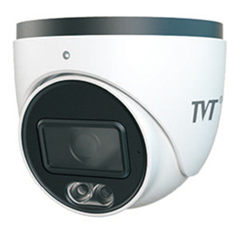 [TVT-359] TD-7524AS4(D/AU/AW2) - Cámara Turret 4en1 2MP Iluminación dual IR Luz blanca MIC IP67