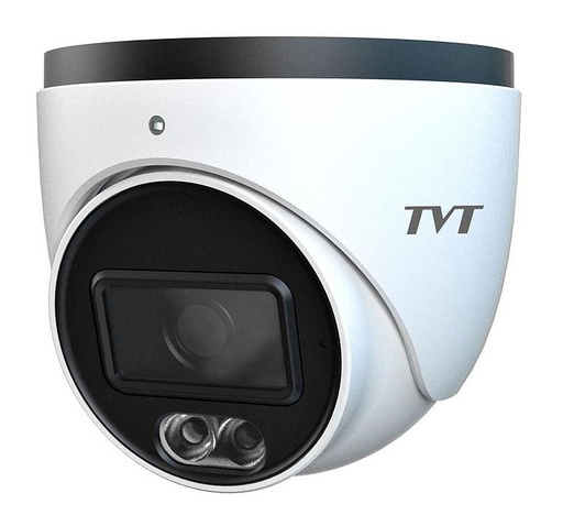 [TVT-46] TD-9524C2(PE/WR2) - Cámara Turret IP 2MP 2,8 mm MIC IP67 Full-Color 24/7 TVT
