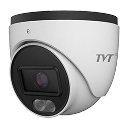 [TVT-370] TD-9544C4(PE/WR1) - Cámara Turret IP 4MP 2.8mm Full Color IR30 IP67 Audio MIC Light Explorer