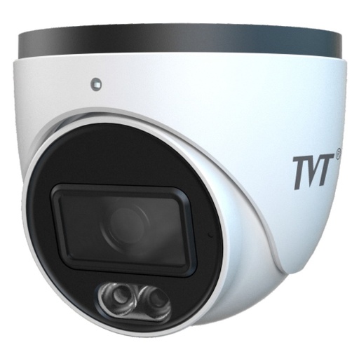 [TVT-307] TD-9584S4-C(D/PE/AW2) - Cámara Turret IP 8MP 2.8mm Iluminación Dual 30m IP67 Audio