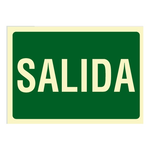 [BYSECUR-399] E-310 - Cartel de Señalización Evacuación salida