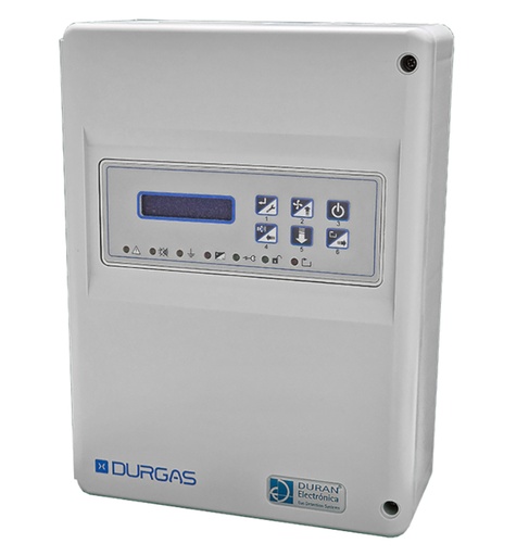 [DURAN-4] DGCT0110P - Central de detección de gases tóxicos, explosivos y oxígeno 1 zona. No ampliable. Uso industrial Compacta