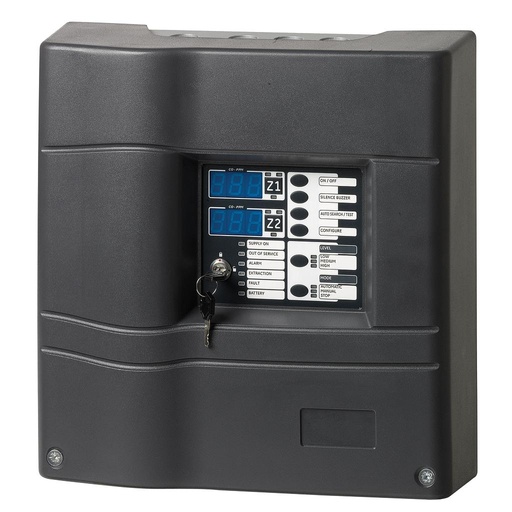 [KIDDE-227] KM302 - Central de detección de monóxido de carbono para aparcamientos - 2 Zonas Kidde/Aritech