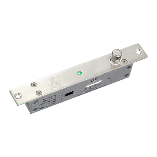 [BYSECUR-72] YB-500B(LED) - Cerradura electromagnética para puerta. Con cierre tipo "bulón" Retención 1000kg. Acero inoxidable