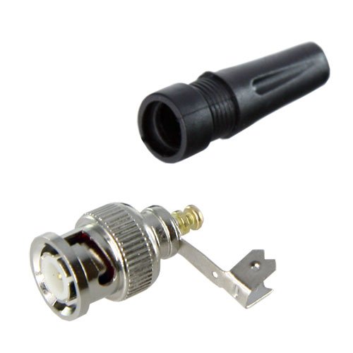 [BYSECUR-82] BSC00775 - Conector BNC macho recto ( Tornillo ) para instalaciones de CCTV