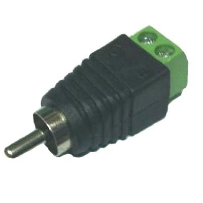 [BYSECUR-88] BSC01337 - Conector DC macho RCA con salidas +/- de 2 terminales