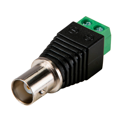 [BYSECUR-89] BSC23362 - Conector de vídeo BNC hembra con salida +/- de 2 terminales