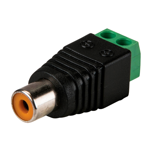 [BYSECUR-94] BSC23363 - Conector hembra RCA con salidas +/- de 2 terminales