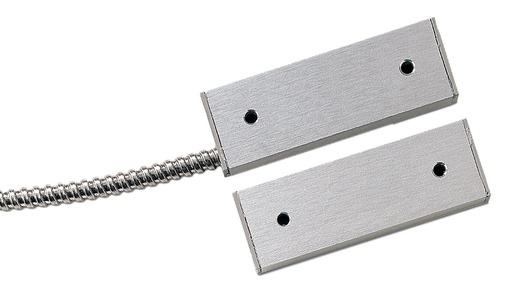 [ARITECH-7] DC118 - Contacto Magnético metálico para montaje en puertas y en suelo cableado Aritech 75mm 2m G2