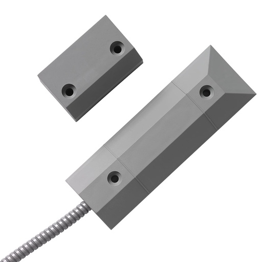 [ARITECH-10] DC408 - Contacto magnético PVC para suelo superficie cableado para puertas metálicas 2m 34mm Aritech