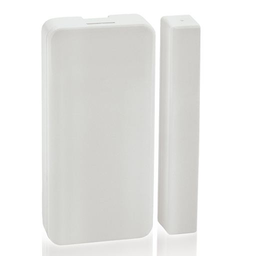 [RISCO-357] RWX78SM8W00A - Contacto magnético y detector de golpes Slim x78 inalámbrico bidireccional, Grado 2 (magnético) 868 MHz, color blanco