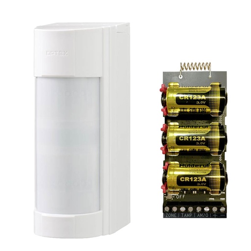 [OPTEX-204] VXI-RAM-AXPRO - Detector de Doble PIR Antimasking Optex +  Transmisor vía Radio AXPRO Hikvision