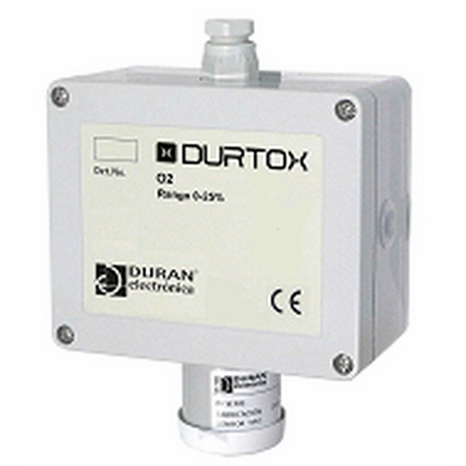 [DURAN-16] DSQN-O2 - Detector fijo Oxígeno (O2). DURTOX RS485 IP65 Rango 0-25%