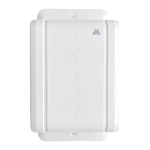 [PARADOX-256] PMD780M-T9E - Detector movimiento infrarrojo pasivo (PIR) inalámbrico bidireccional Exteriores con visión lateral dual. Grado 2