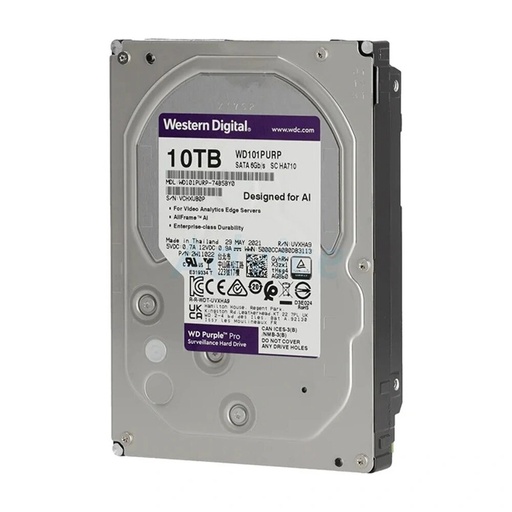 [WESTERN-1] WD102PURP - Disco Duro de 10 Tb (10240 Gb) Western Digital Purple