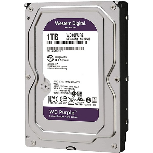 [WESTERN-2] WD11PURZ - Disco Duro de 1 Tb ( 1024 Gb ) Western Digital Purple.