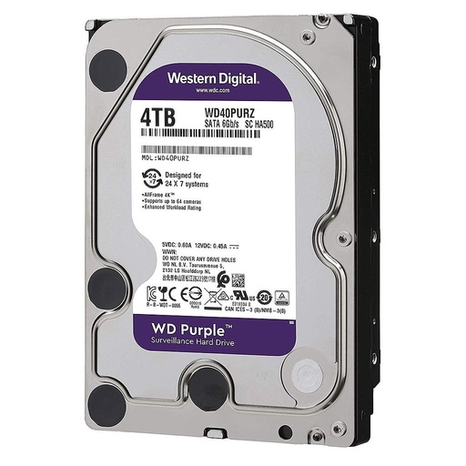 [WESTERN-5] WD43PURZ - Disco Duro de 4 Tb ( 4048 Gb ) Western Digital Purple