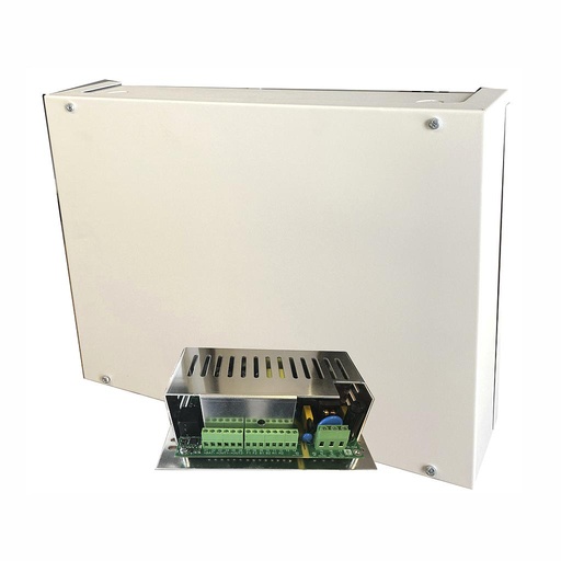 [BYSECUR-241] BSC27732 - Fuente de alimentación 12V 4A certificada Grado 3 Caja metálica Grande 400x300x90mm