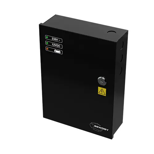 [SEWOSY-1] AD1205R-N - Fuente de alimentación conmutada caja negra - 12 V CC 5 A - con relé